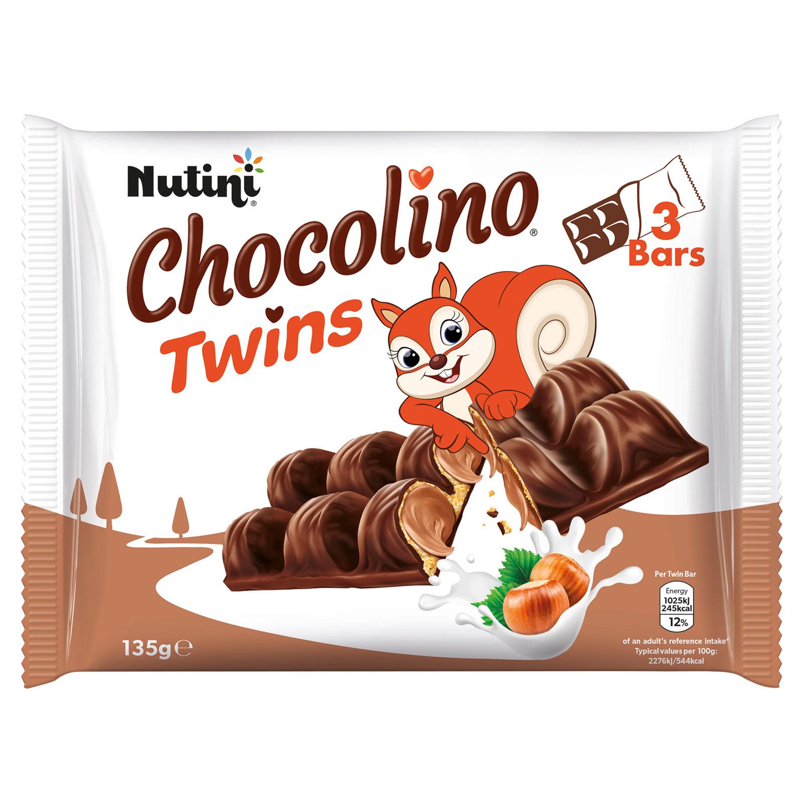 Nutini Choco Twins Hazelnut Bars 3pk(ve) 04/06/26 Nutini Choco Twins Hazelnut Bars 3pk(ve) 04/06/26